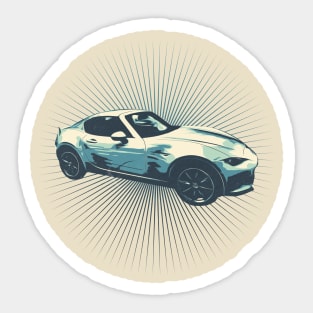 Roadster Burst Sticker